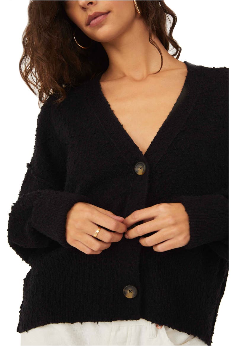Found My Friend Cardigan, Alternate, color, BLACK