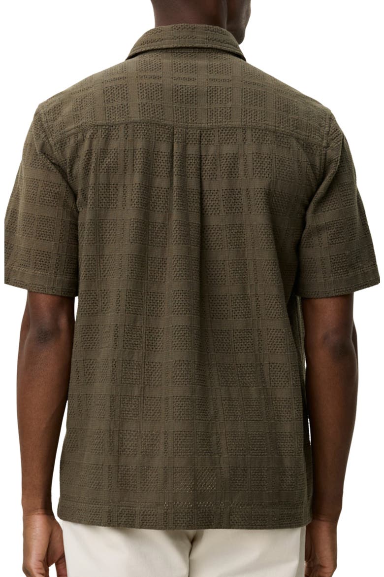 Charlie Short Sleeve Button-Up Shirt, Alternate, color, OLIVE NIGHT
