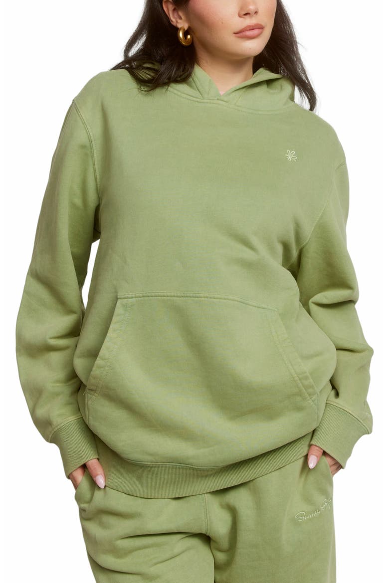 Olive Hoodie, Alternate, color, OLIVE GREEN