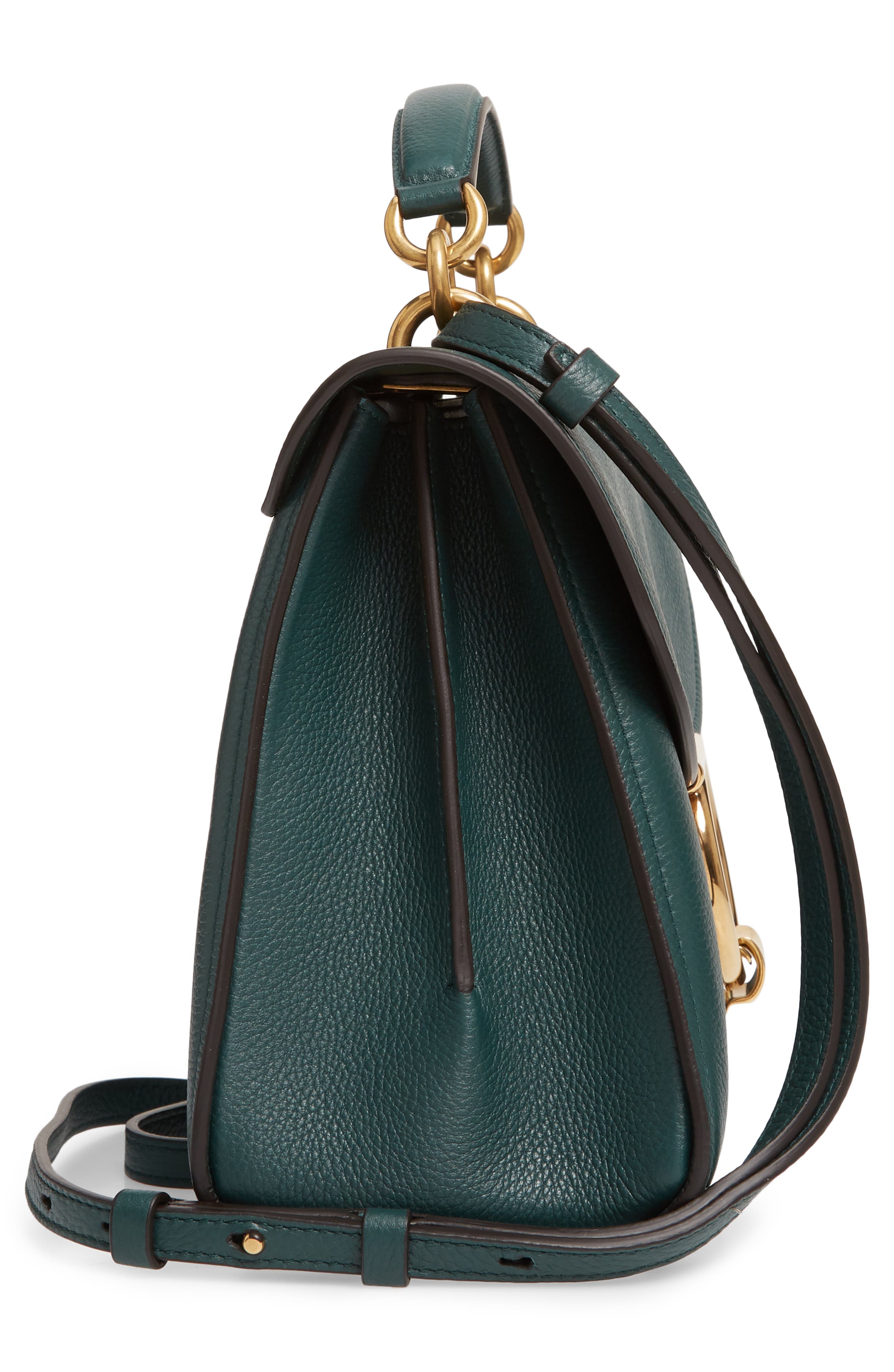FERRAGAMO Salvatore Ferragamo Small Margot Leather Top Handle Bag, Alternate, color, 