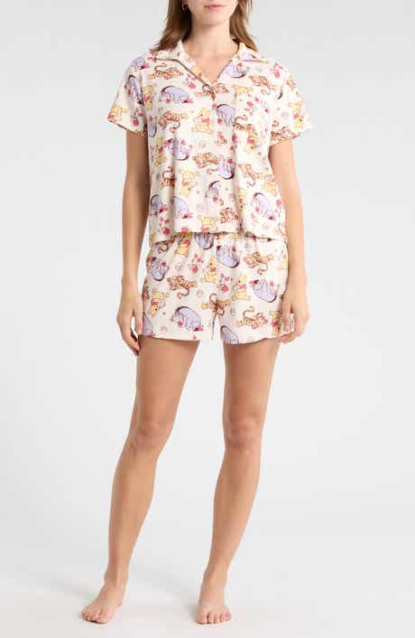 Winnie the Pooh Notch Collar Short Pajamas