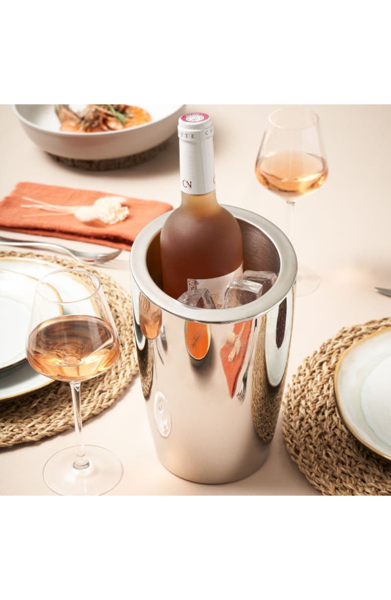 Couzon Boheme Wine Cooler, Alternate, color, Silver