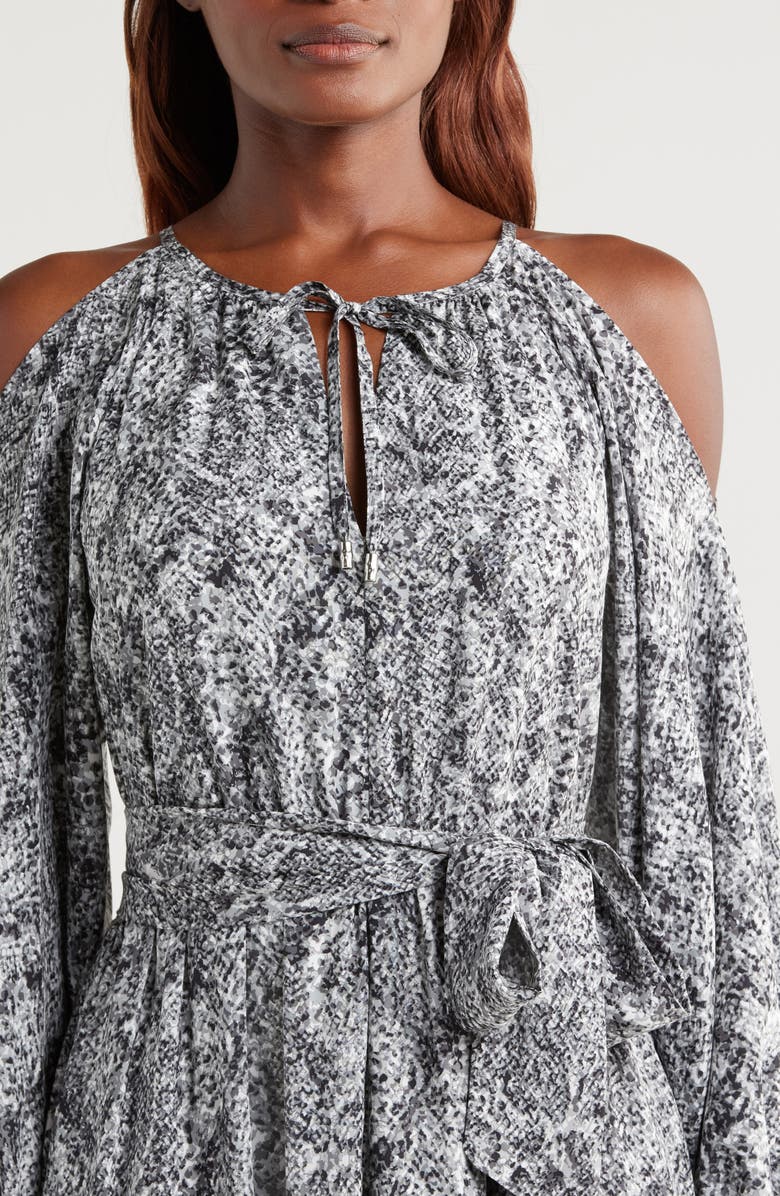 Tommy Bahama Playa Python Long Sleeve Maxi Dress, Alternate, color,