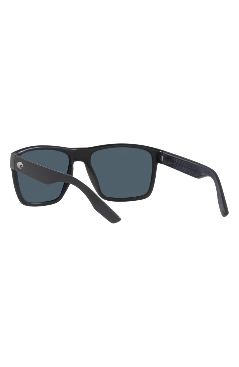 Costa Del Mar Paunch XL 59mm Square Sunglasses, Alternate, color, Matte Black