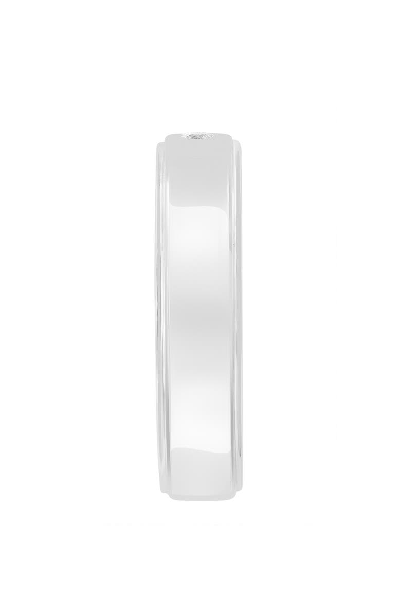 EFFY Sterling Silver Lab Grown Diamond Band Ring, Alternate, color, Silver