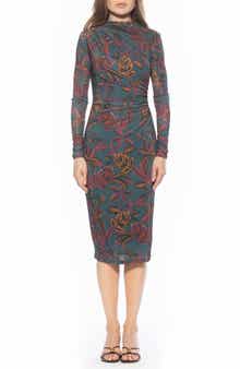 Alexia Admor Kim Bodycon Long Sleeve Midi Dress