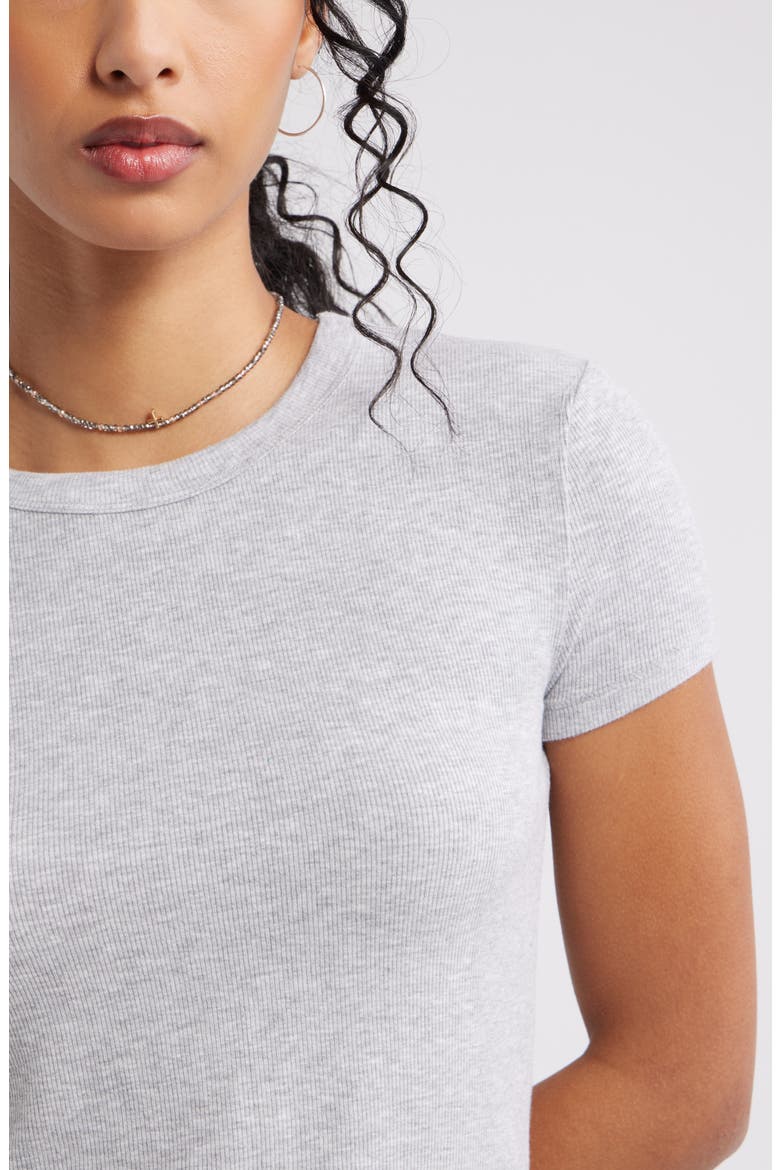 Rib T-Shirt, Alternate, color, GREY SOFT HEATHER