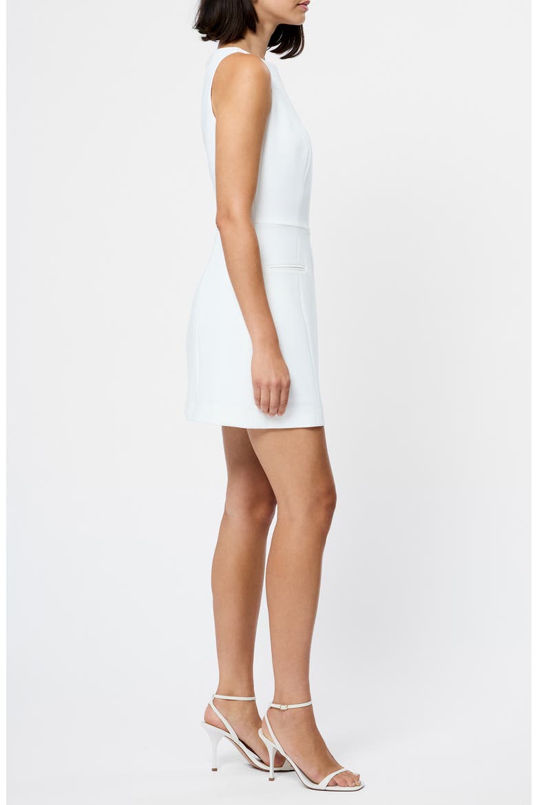 Whisper Boatneck Minidress, Alternate, color, SUMMER WHITE
