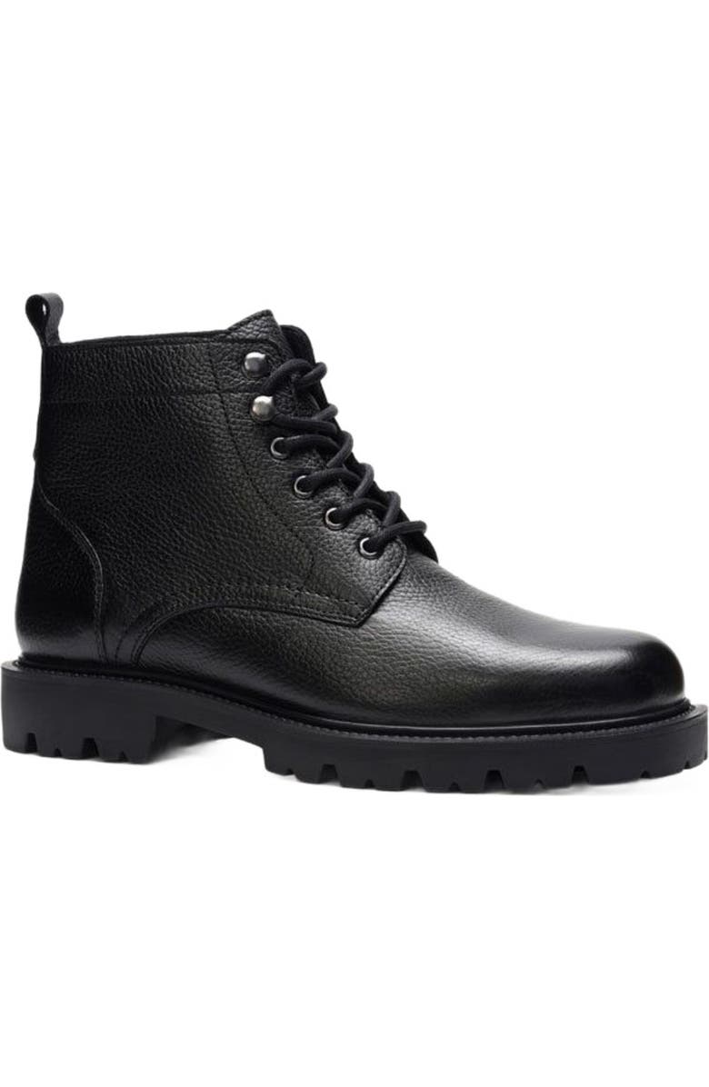A. Veer Robert Lace-up Boot, Main, color, Black