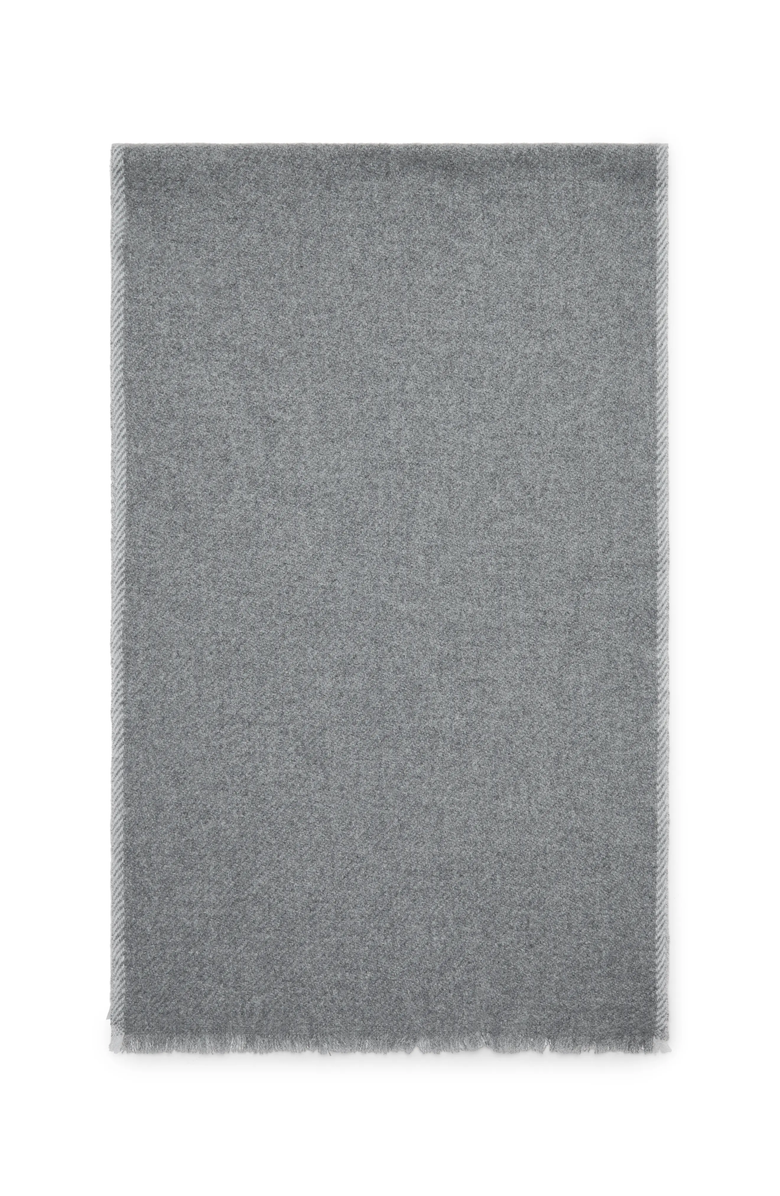 Brunello Cucinelli Cashmere scarf, Main, color, Medium Grey