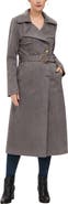 Kimi & Kai Women's Natalia Faux Suede Trench Coat
