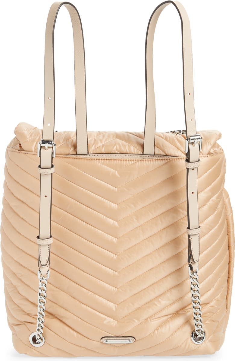 Rebecca Minkoff Edie Quilted Backpack, Alternate, color,