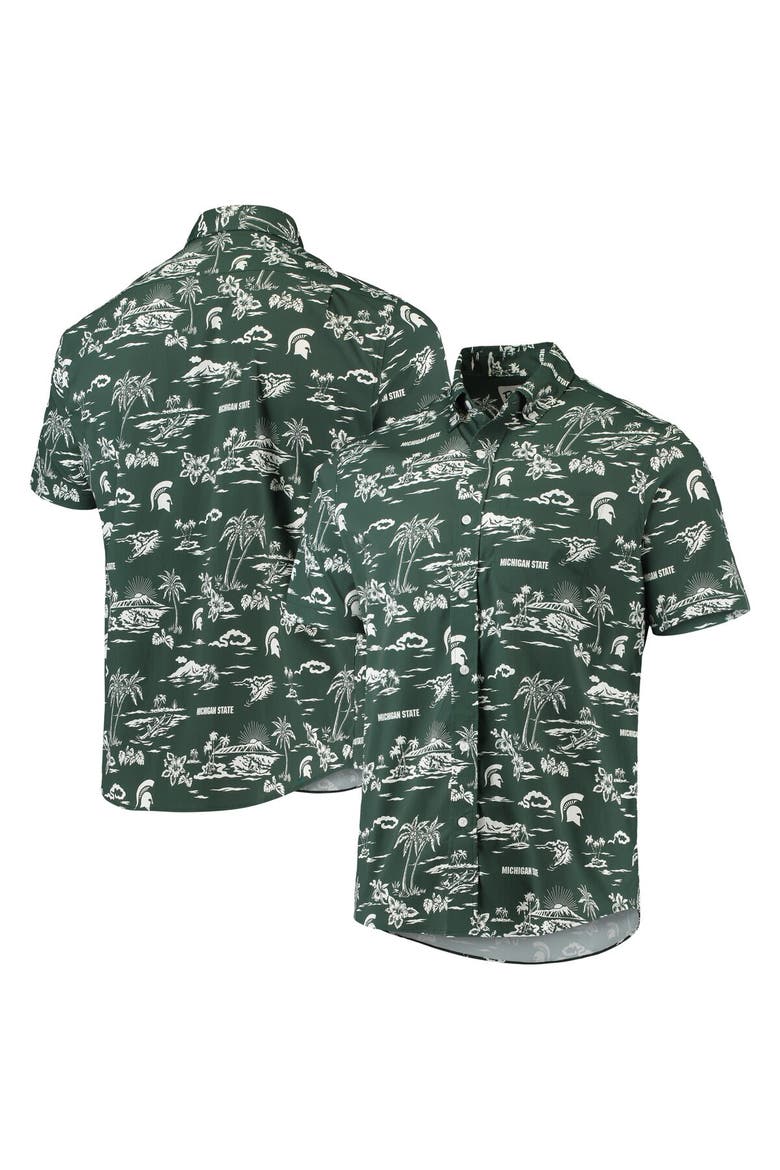 Men's Reyn Spooner Green Michigan State Spartans Classic Button-Down Shirt, Alternate, color, Green