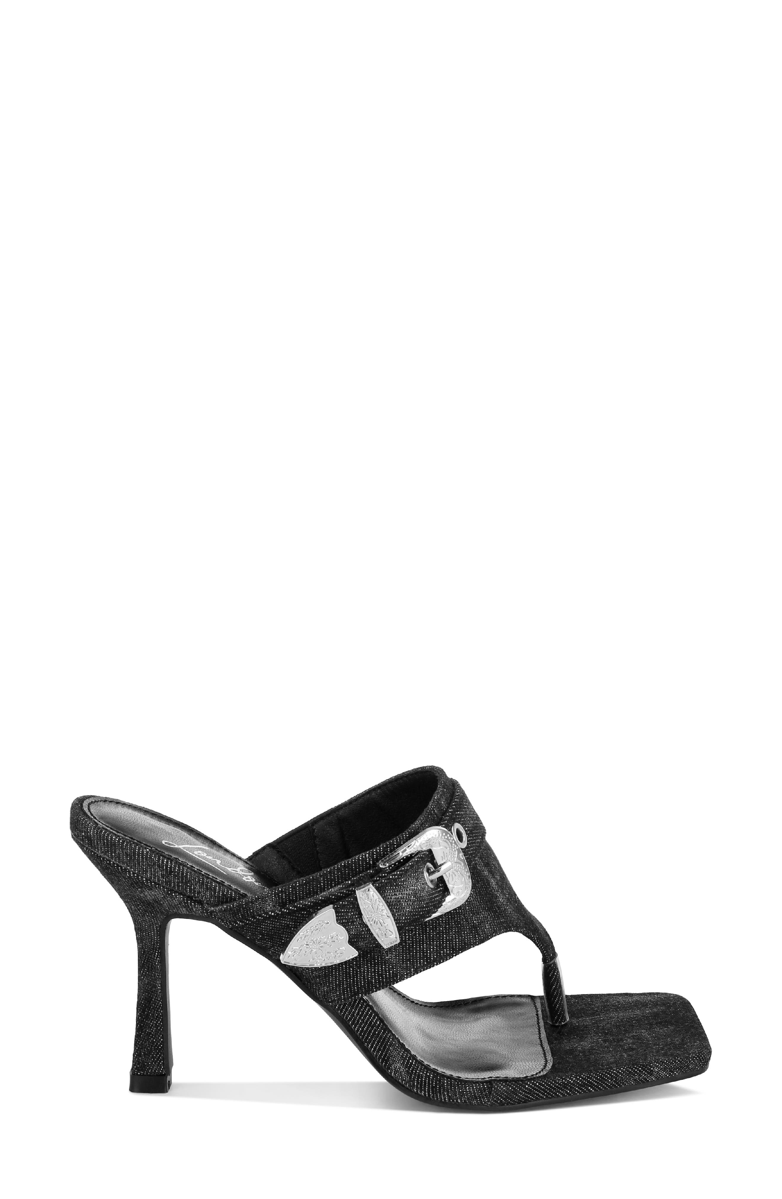 Camden Thong Sandal, Alternate, color, BLACK