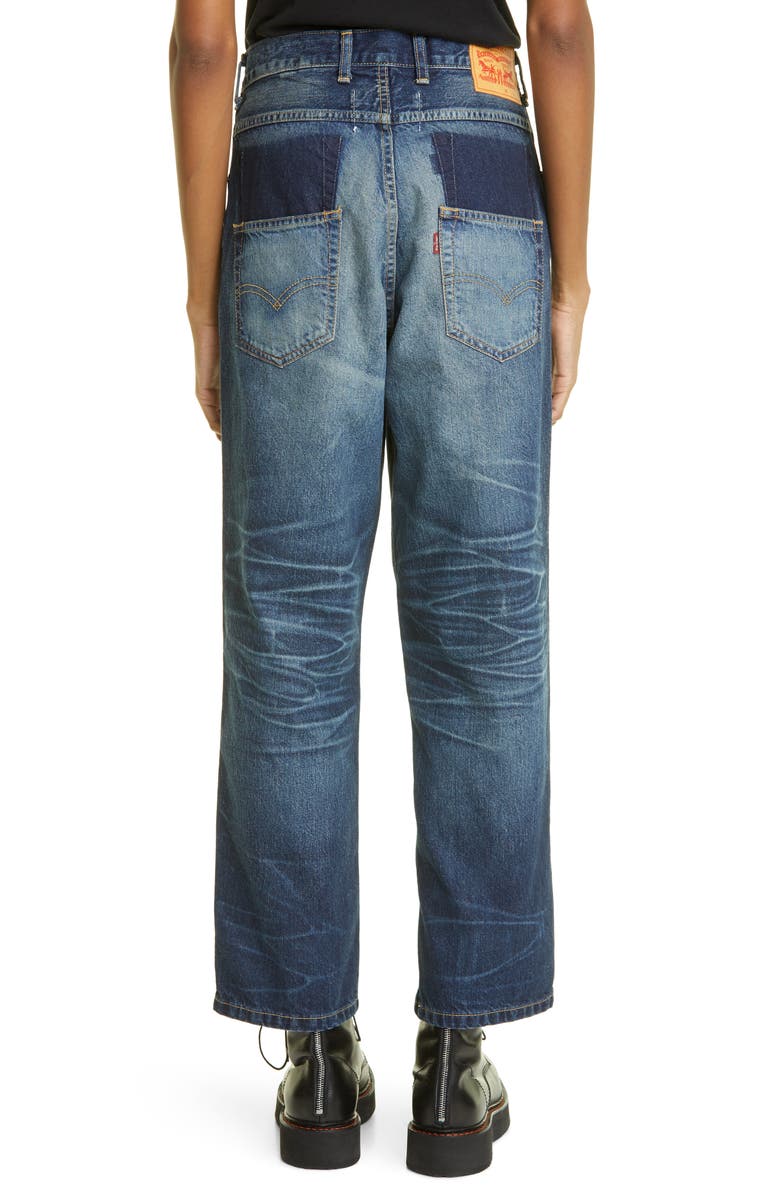 Junya Watanabe x Levi’s<sup>®</sup> High Waist Straight Leg Jeans, Alternate, color,