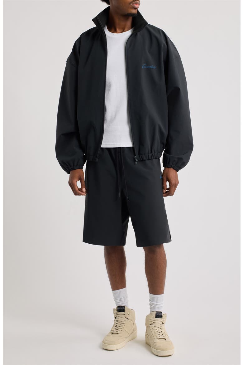 Signature Relaxed Shorts, Main, color, BLACK