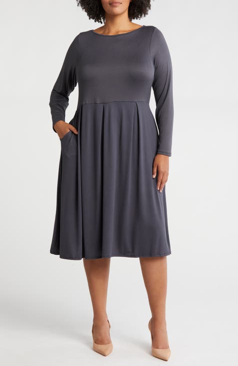 Grey Maxi Dress, Oversize Dress, Onesize orders Dress, Casual Dress, Plus Size Grey Dress, Cotton Grey Dress