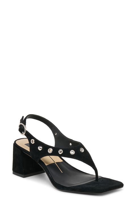 Yves Stud Slingback Sandal (Women)