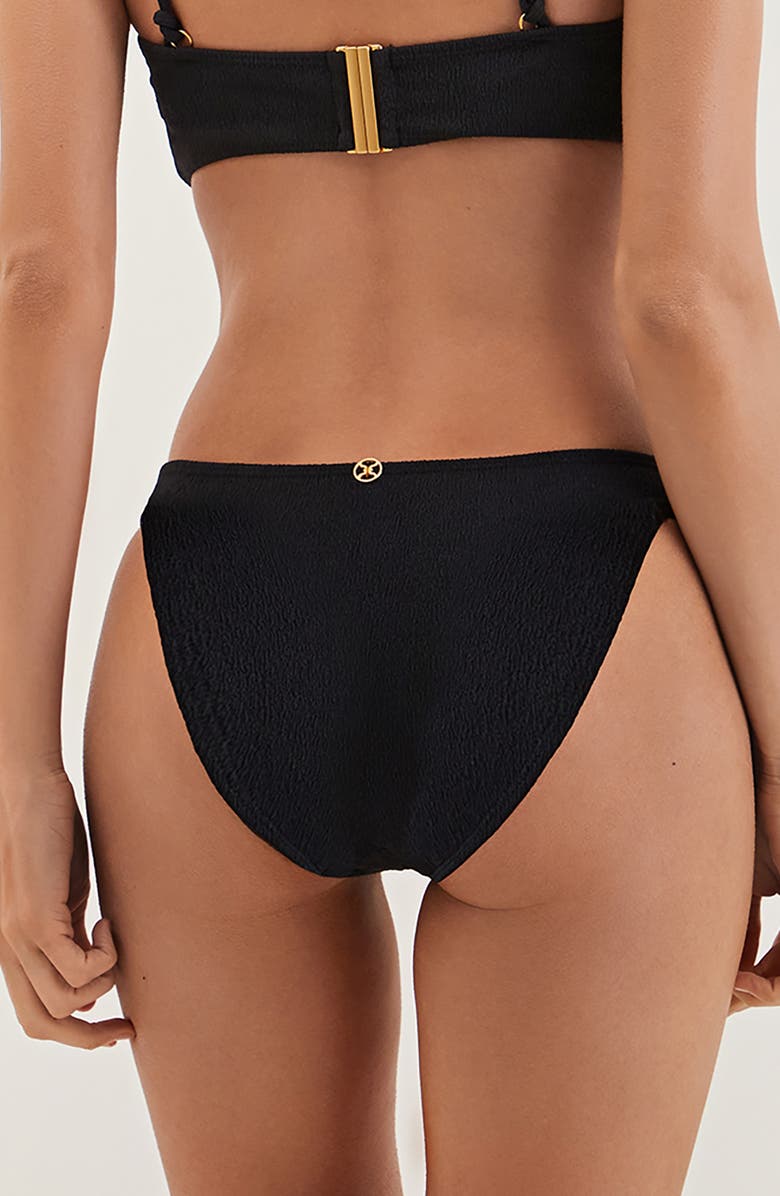 ViX Paula Hermanny FIirenze Cleo Bikini Bottoms, Alternate, color, Black