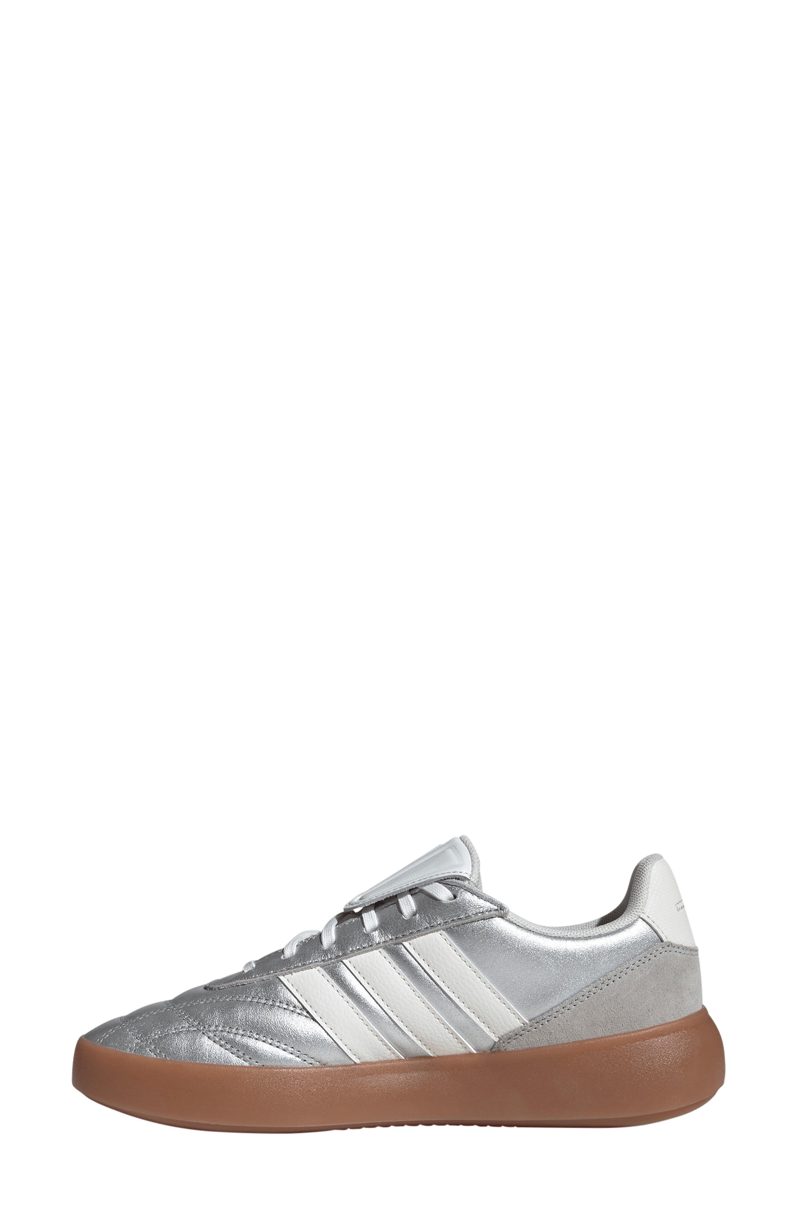 adidas Barreda Mundial Sneaker, Alternate, color, Silver/ White/ Iron Met.