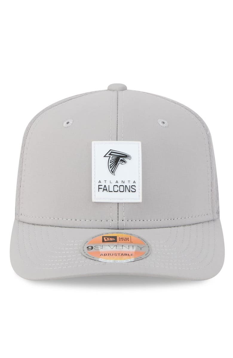 New Era Men's New Era Gray Atlanta Falcons 2025 Sideline  9SEVENTY Adjustable Trucker Hat, Alternate, color, 