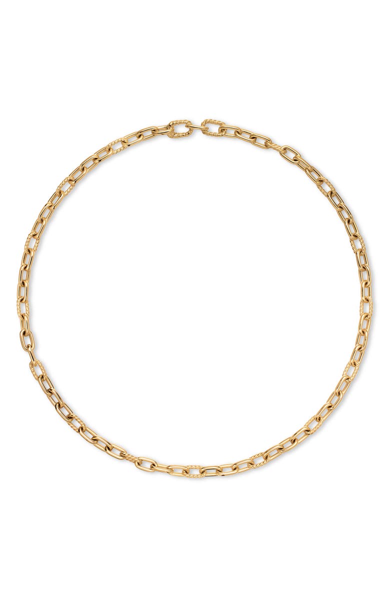 David Yurman Smooth Madison Chain Necklace, Alternate, color, Gold