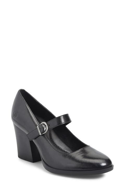 Block Heel Mary Jane Pump (Women)