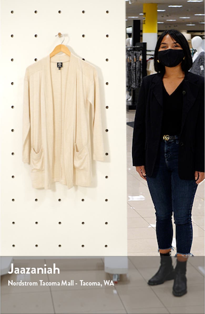 Knit Open Front Cardigan, sales video thumbnail