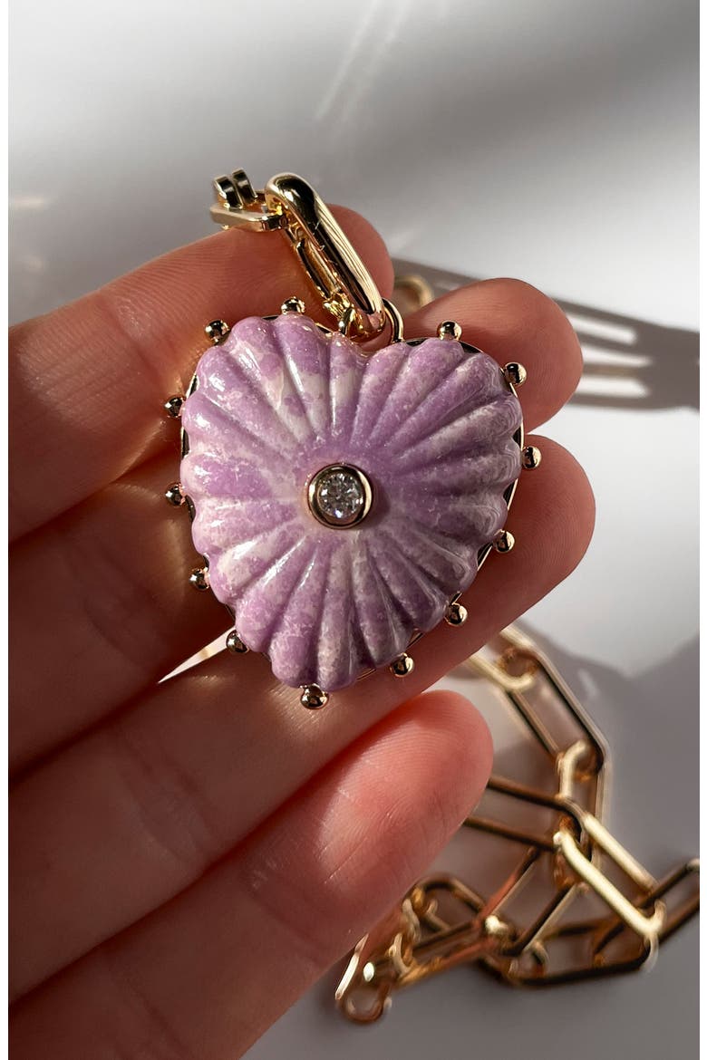 Malene Heart Clip Charm, Alternate, color, PURPLE MICA