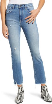 Pistola Lennon High Waist Chew Hem Crop Bootcut Jeans