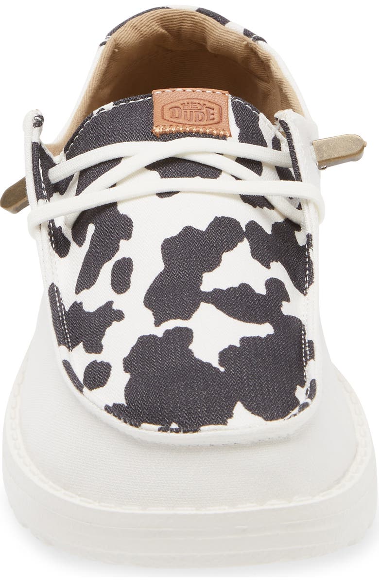 Hey Dude Wendy Animal Print Slip-On Moc Toe Shoe, Alternate, color,