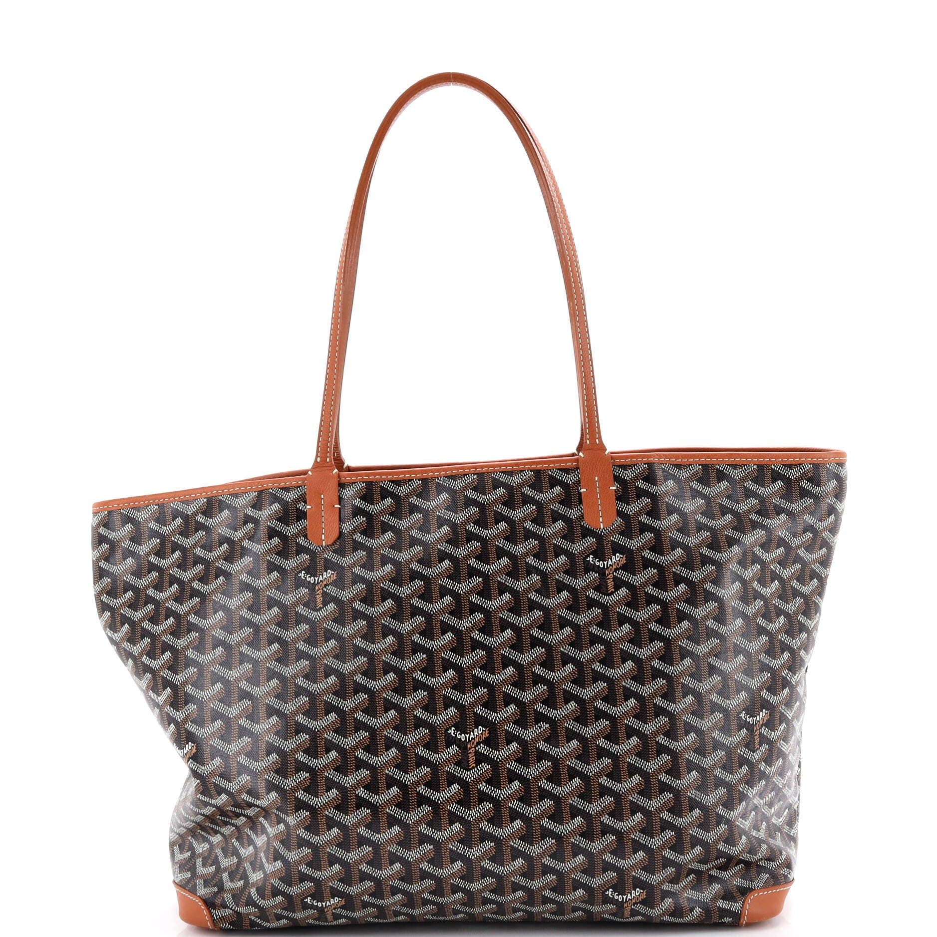 Pre-Owned Goyard Artois Tote Coated Canvas MM, Alternate, color, Black