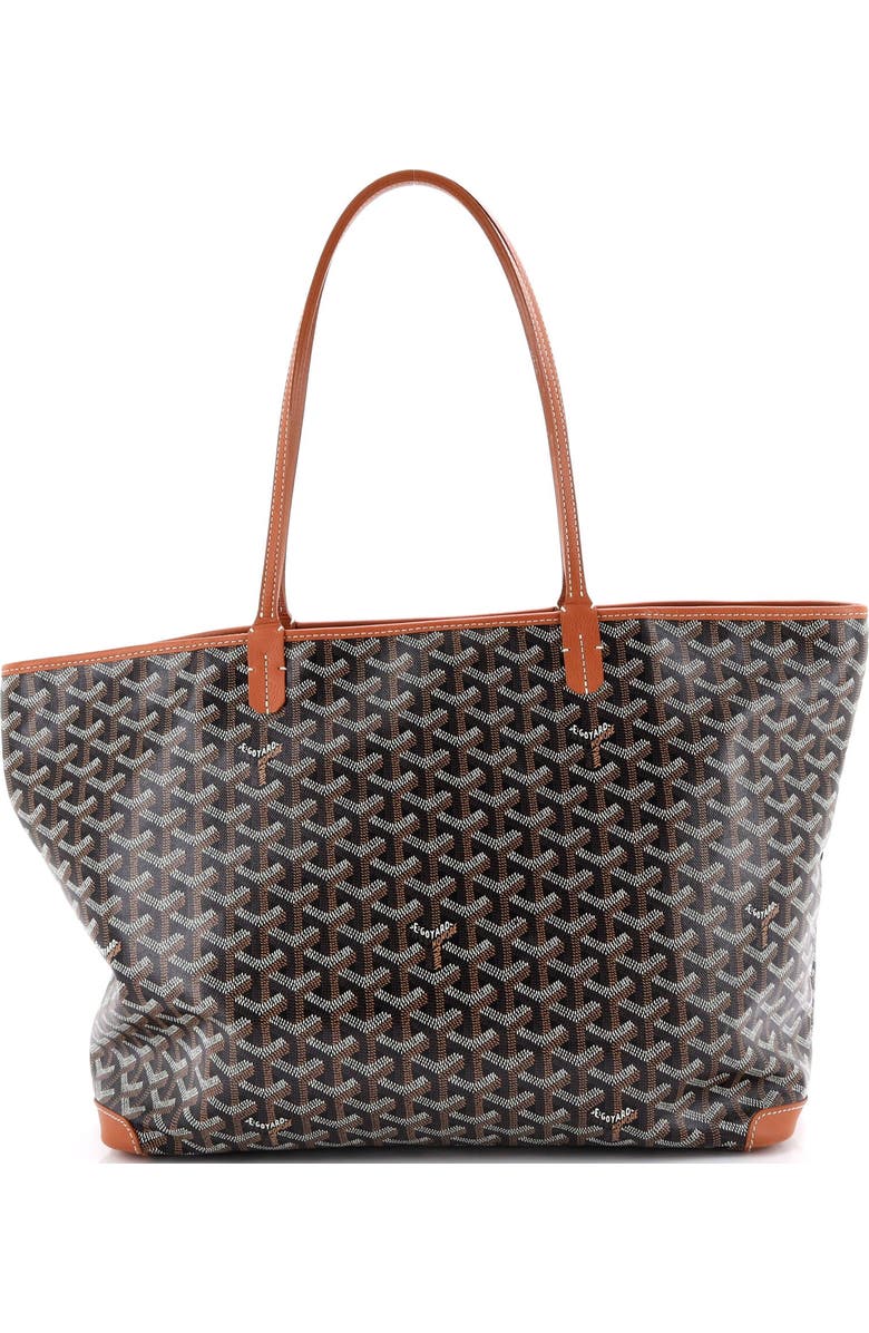 Pre-Owned Goyard Artois Tote Coated Canvas MM, Alternate, color, Black