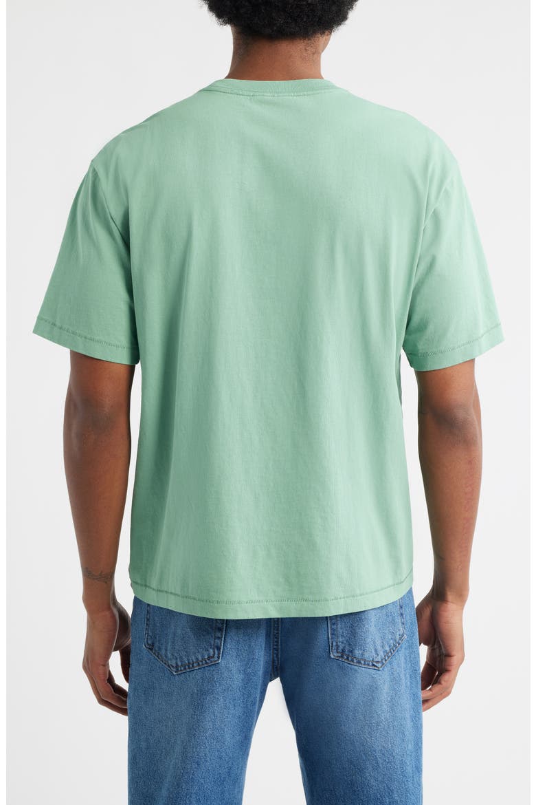 Angry Bulldog Graphic T-Shirt, Alternate, color, GREEN