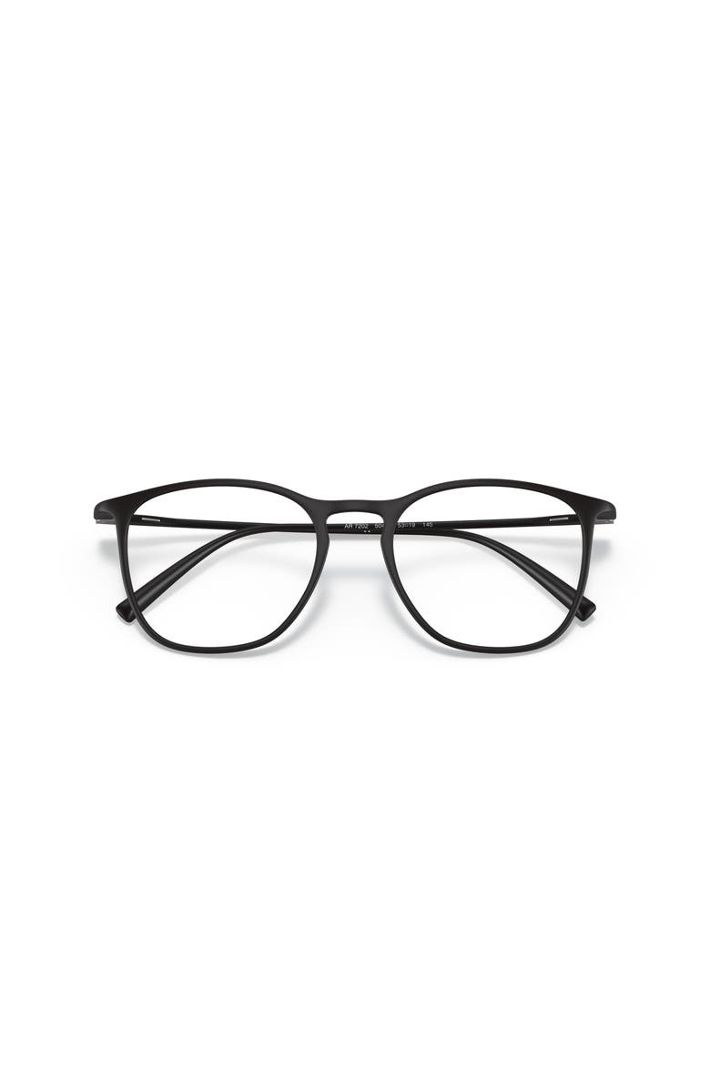 Giorgio Armani 53mm Square optical glasses, Alternate, color, Black
