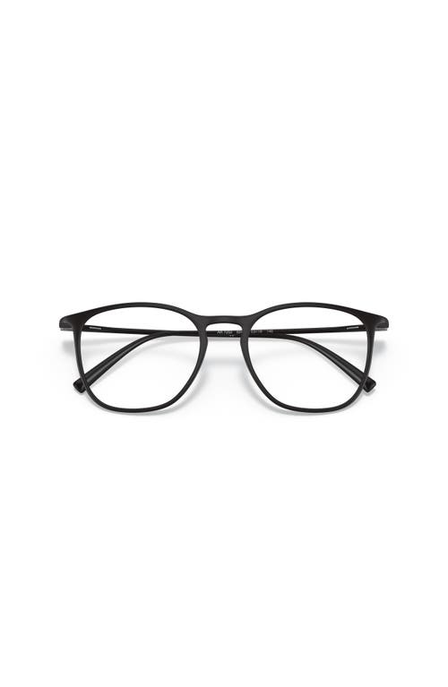 Giorgio Armani 53mm Square Optical Glasses In Black