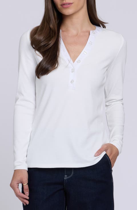 Emery Rib Henley Top