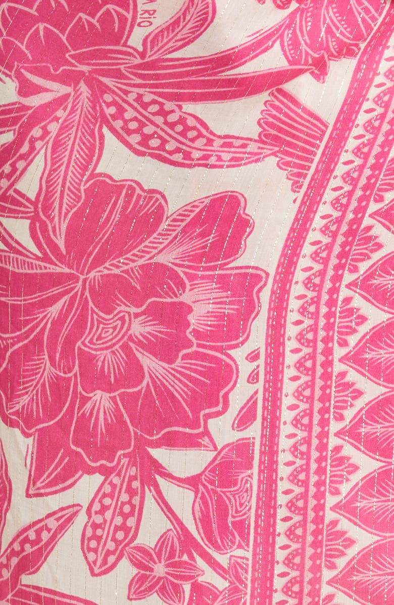 FARM Rio Tropical Woodcut Cover-Up Skirt, Alternate, color, 