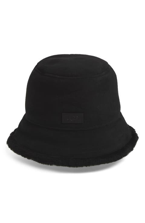 Men's Genuine Shearling Bucket Hat