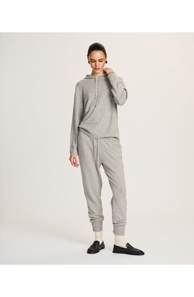 NAADAM Signature Cashmere Hoodie, Alternate, color, Cement