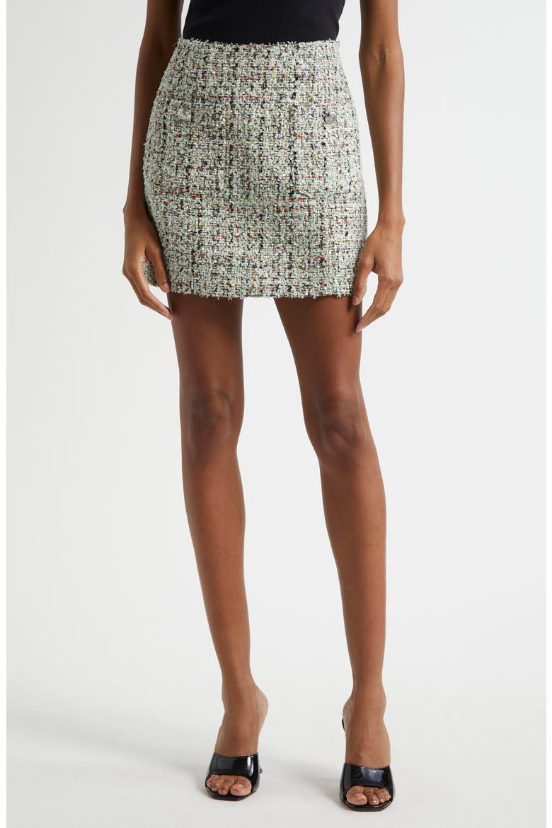 Anya Randi Bouclé Skirt, Main, color, PATINA MULTI