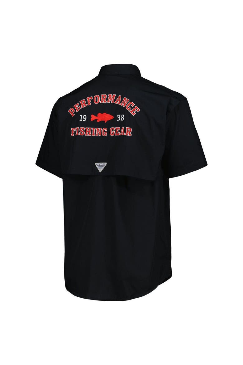 Men's Columbia Black Georgia Bulldogs Bonehead Button-Up Shirt, Alternate, color, Black