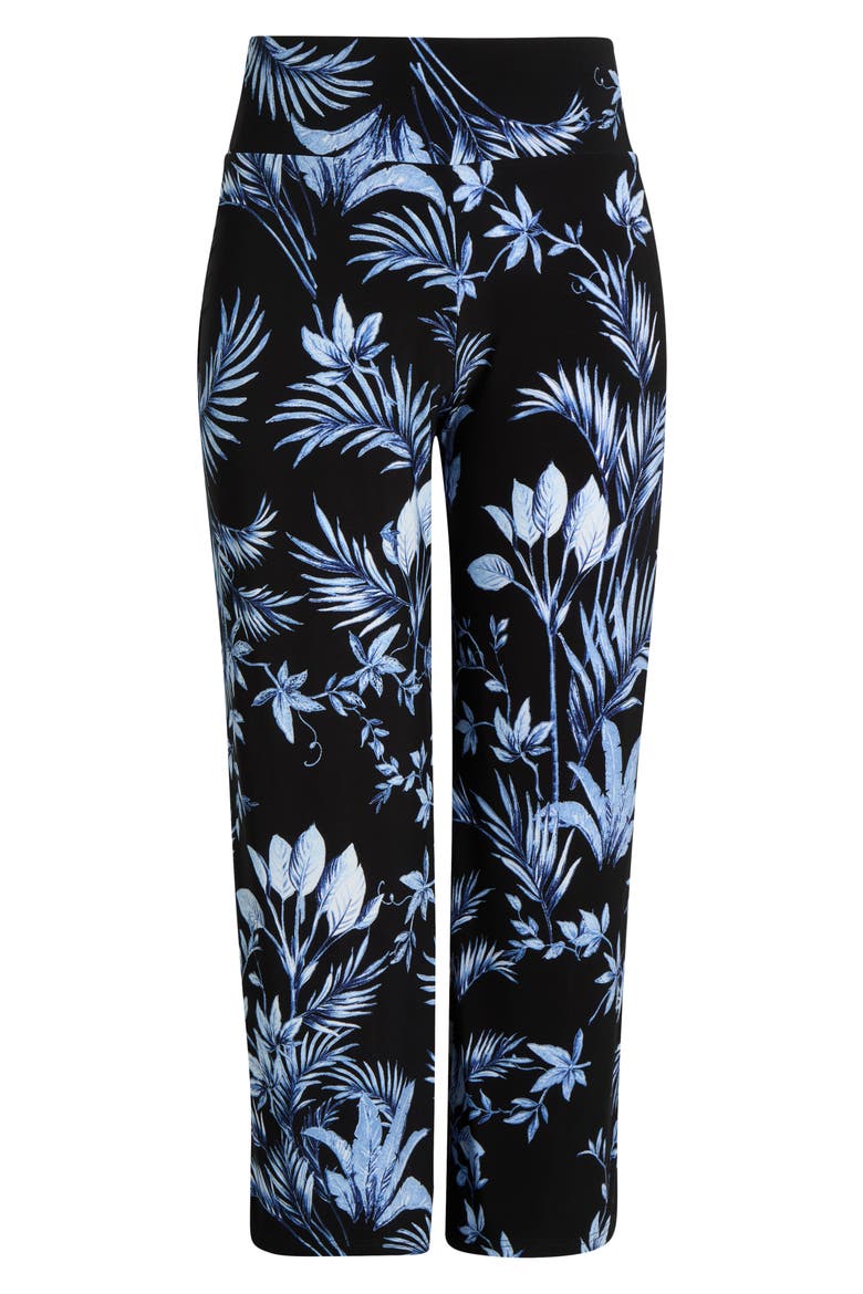 Pull-On Wide Leg Pants, Alternate, color, ANNE BLACK MULTI