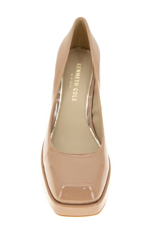 Kenneth Cole Bri Platform Pump In Neutral