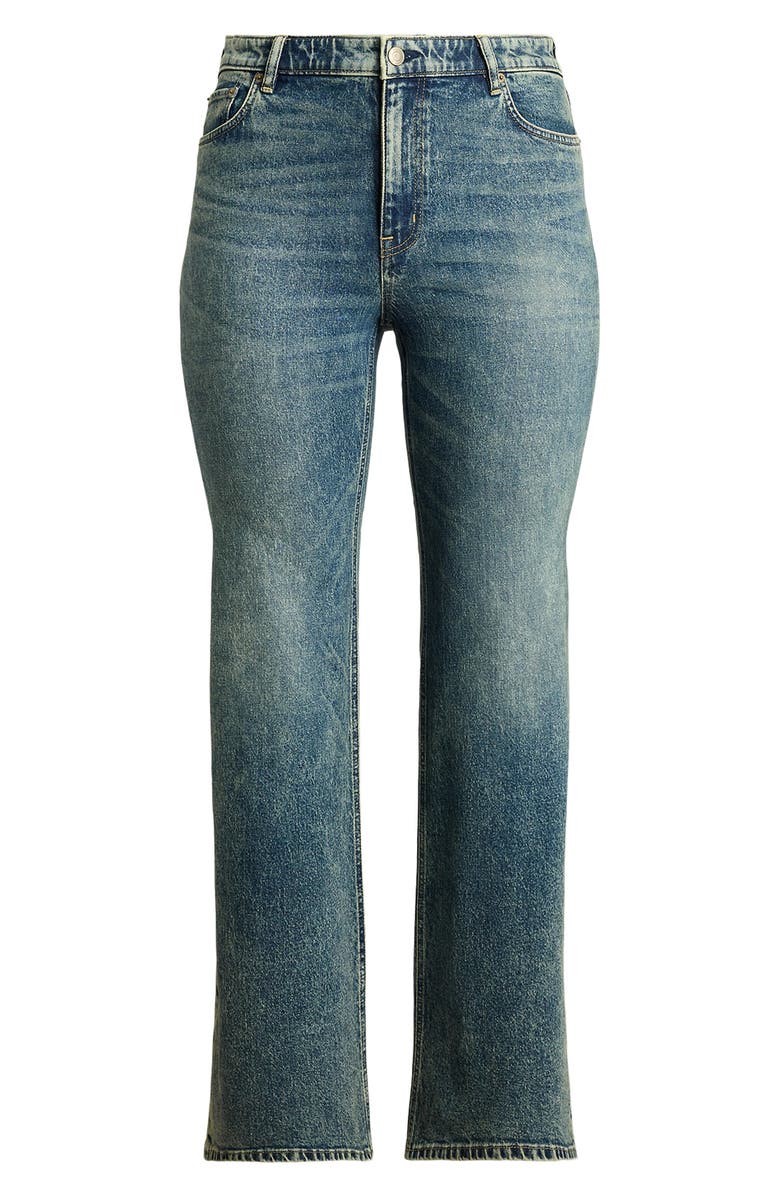 Lauren Ralph Lauren High Waist Flare Leg Jeans, Alternate, color, 