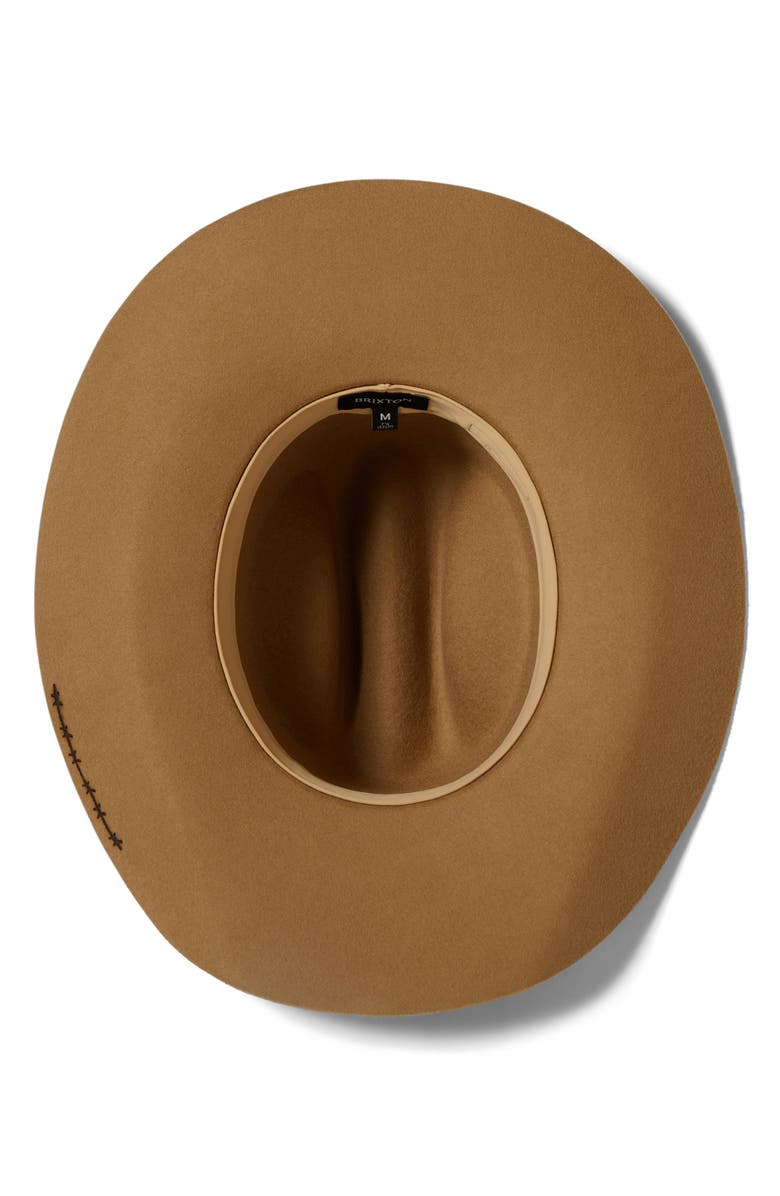 Brixton Laredo Wool Felt Cowboy Hat, Alternate, color, Antique Bronze