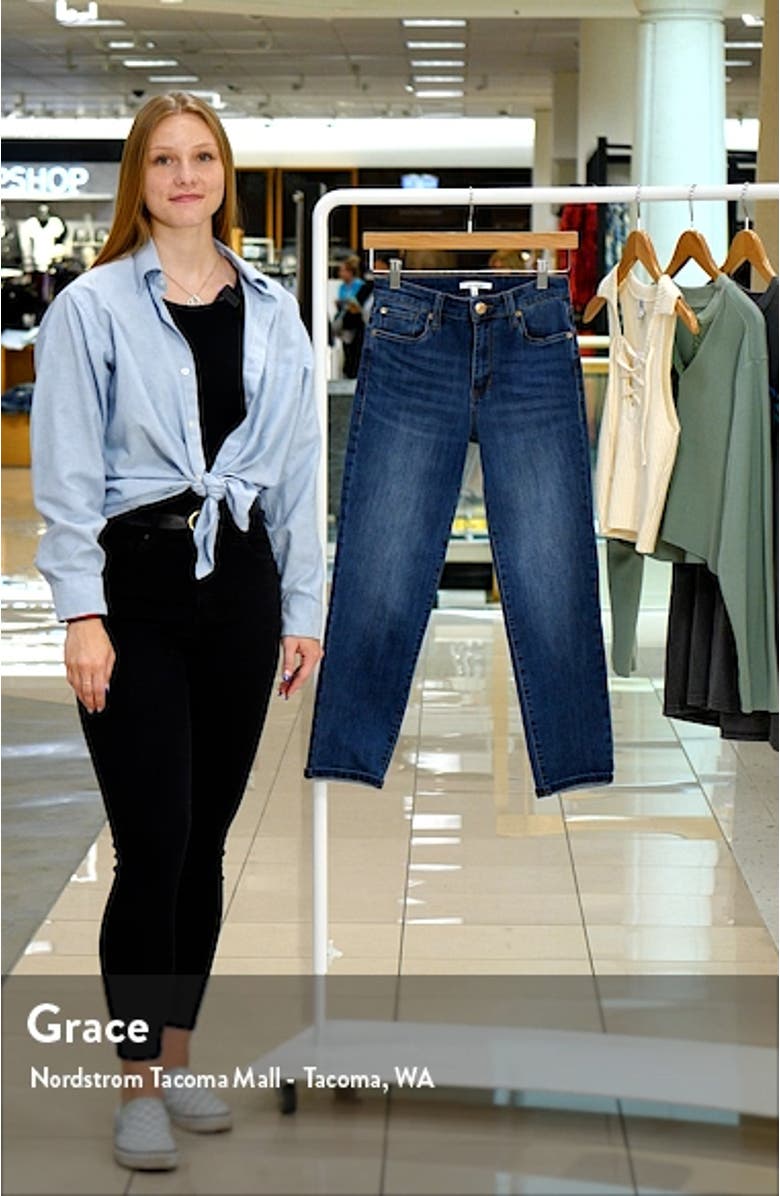 Carley High Waist Ankle Straight Leg Jeans, sales video thumbnail