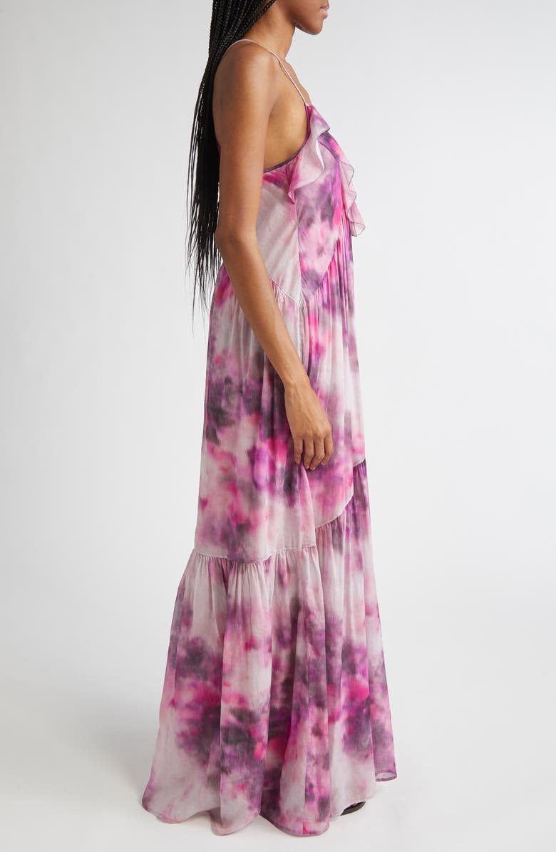 Isabel Marant Étoile Vasmila Racerback Cotton Maxi Dress, Alternate, color, Pink