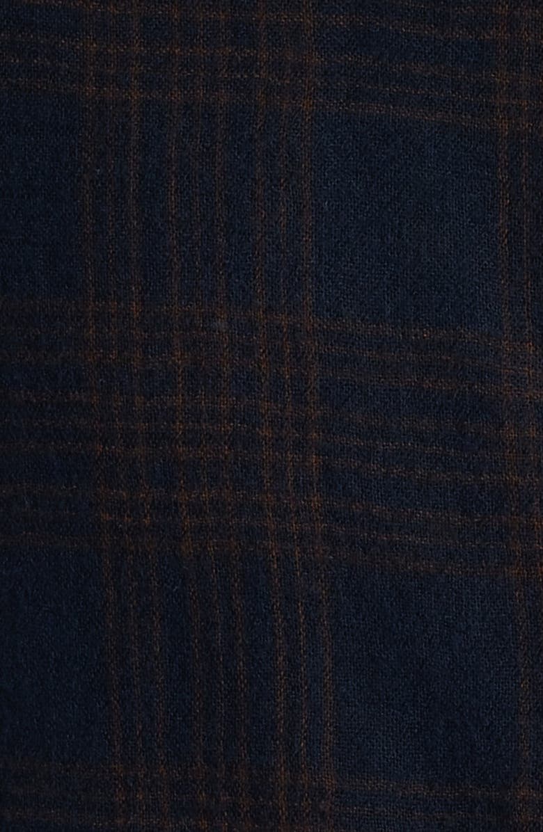 FRAME Plaid Virgin Wool Button-Up Shirt, Alternate, color, Navy Multi