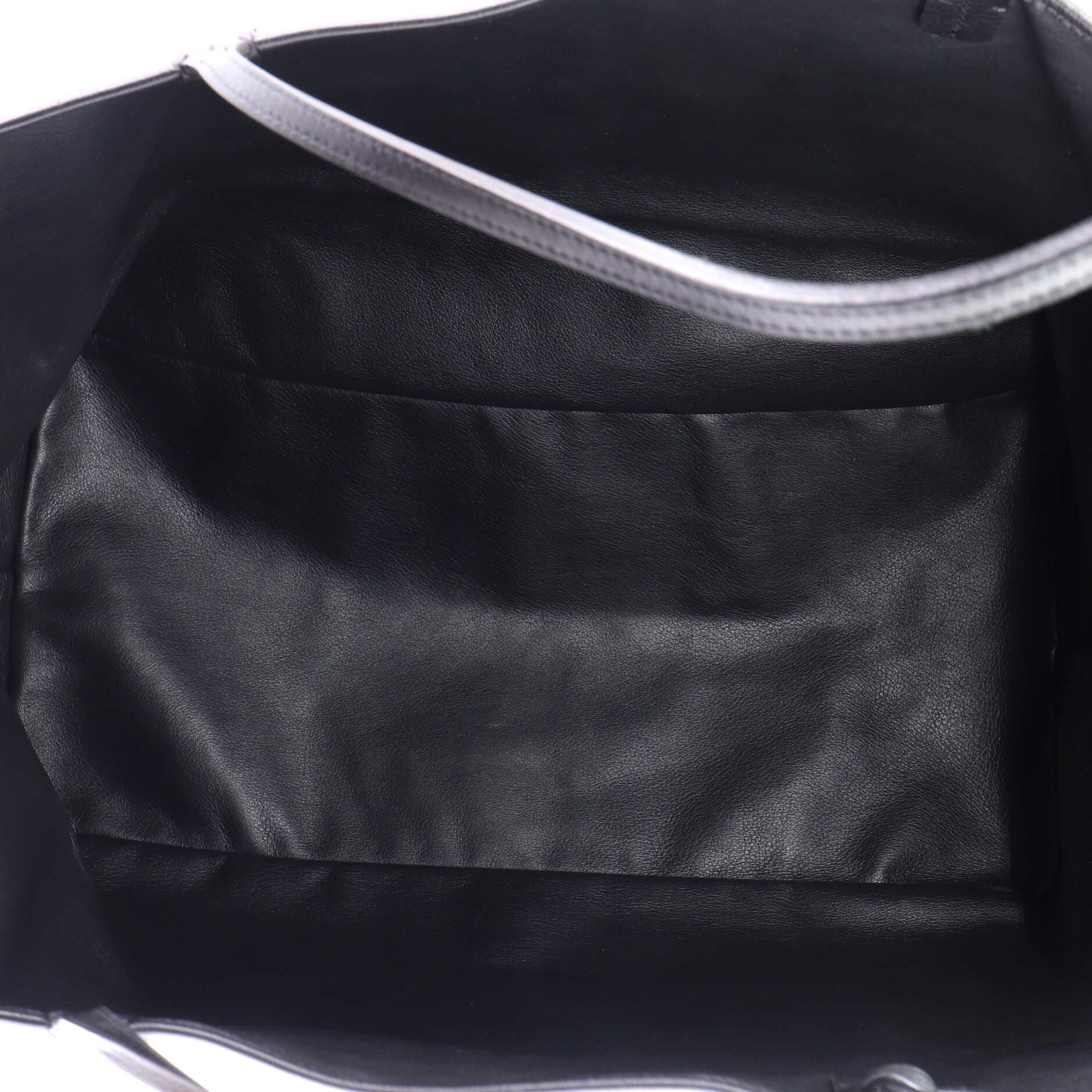 Pre-Owned Goyard Anjou Reversible Tote Coated Canvas PM, Alternate, color, Black